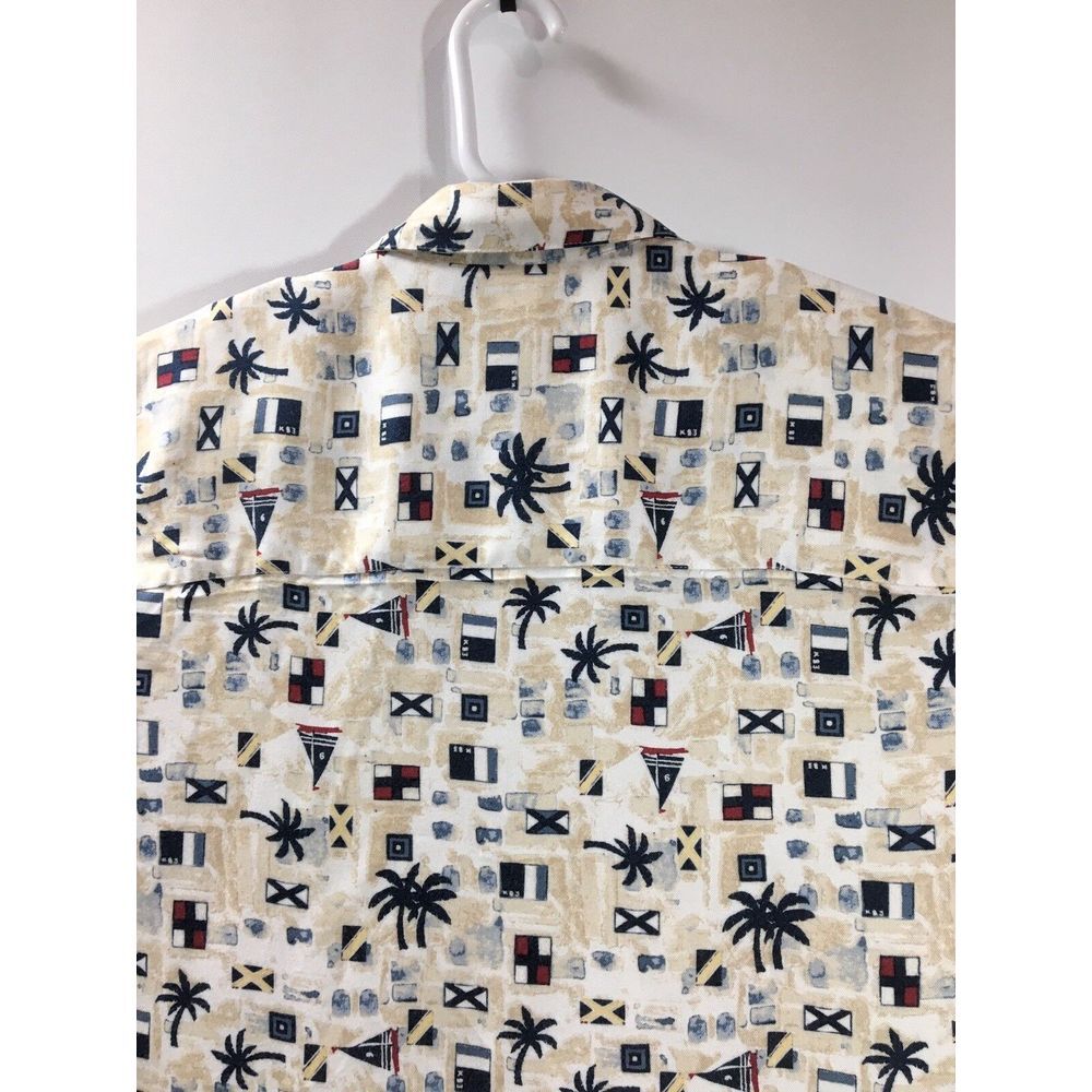 Ivy Crew Shirt Mens Size M Nautical Print casual button‎ down sailing Sailboat - Picture 6 of 7